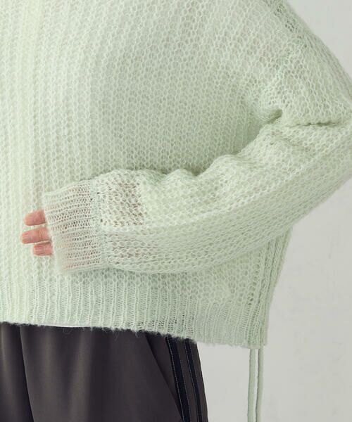 COMME CA ISM / コムサイズム ニット・セーター | モヘアライク ドロストニット | 詳細15