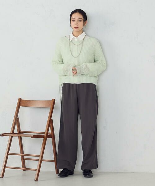 COMME CA ISM / コムサイズム ニット・セーター | モヘアライク ドロストニット | 詳細6