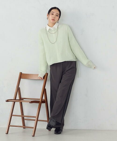 COMME CA ISM / コムサイズム ニット・セーター | モヘアライク ドロストニット | 詳細8