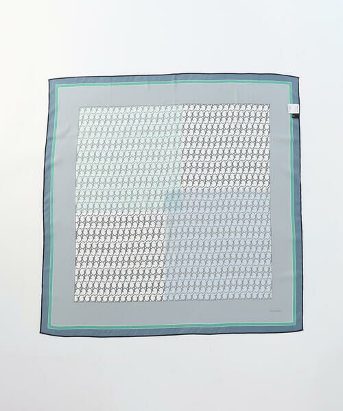 COMME CA ISM / コムサイズム マフラー・ショール・スヌード・ストール | ブロックカラーモノグラムスカーフ | 詳細10