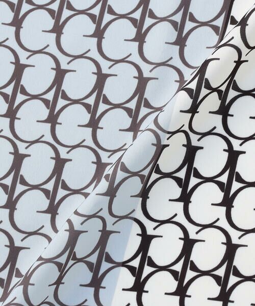 COMME CA ISM / コムサイズム マフラー・ショール・スヌード・ストール | ブロックカラーモノグラムスカーフ | 詳細12