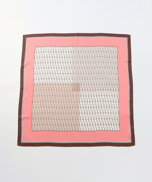 COMME CA ISM / コムサイズム マフラー・ショール・スヌード・ストール | ブロックカラーモノグラムスカーフ | 詳細15