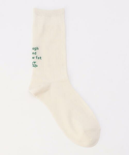 COMME CA ISM / コムサイズム ソックス | メッセージクルーソックス | 詳細1
