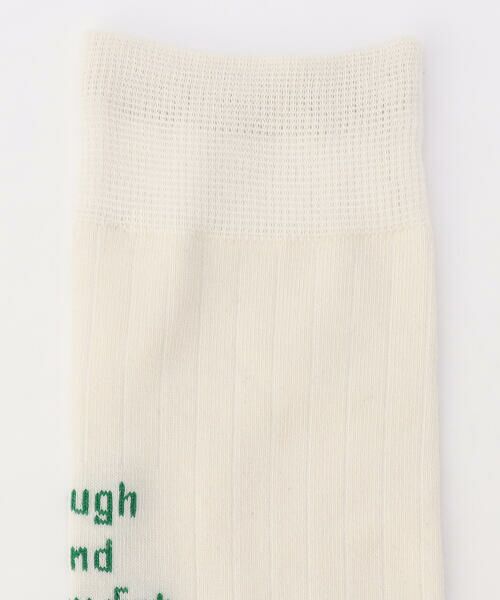 COMME CA ISM / コムサイズム ソックス | メッセージクルーソックス | 詳細2