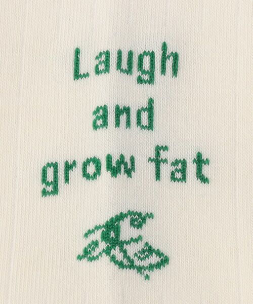 COMME CA ISM / コムサイズム ソックス | メッセージクルーソックス | 詳細5