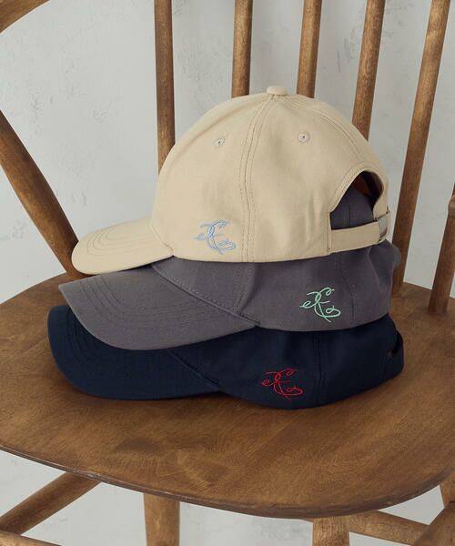 COMME CA ISM / コムサイズム キャップ | ロゴ刺繍キャップ | 詳細8