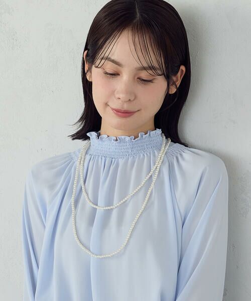 COMME CA ISM / コムサイズム ネックレス・ペンダント・チョーカー | ロングネックレス（オフホワイト）