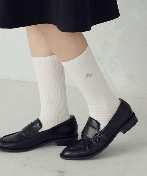 COMME CA ISM / コムサイズム フラットシューズ | モンクストラップシューズ（ブラック）