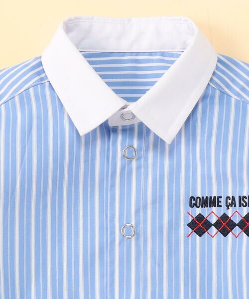 COMME CA ISM / コムサイズム ベビー・キッズグッズ | ストライプシャツ(ベビーサイズ) | 詳細3