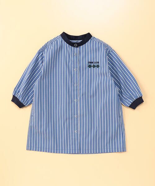 COMME CA ISM / コムサイズム ベビー・キッズグッズ | ストライプワンピース(ベビーサイズ)（ネイビー）