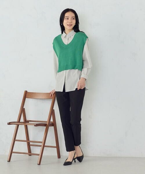 COMME CA ISM / コムサイズム その他パンツ | 【美しいベーシックパンツ】ハイテンションパンツ | 詳細4