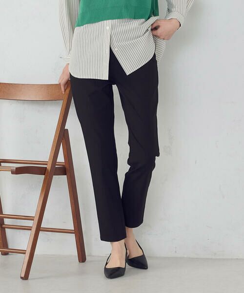 COMME CA ISM / コムサイズム その他パンツ | 【美しいベーシックパンツ】ハイテンションパンツ（ブラック）