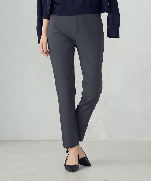 COMME CA ISM / コムサイズム その他パンツ | 【美しいベーシックパンツ】ハイテンションパンツ（チャコール）
