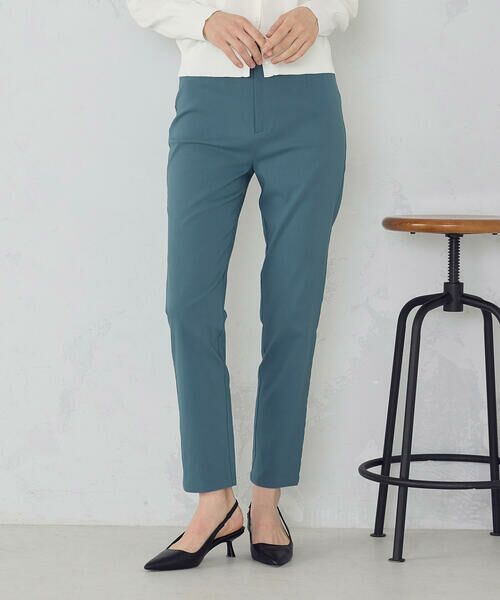 COMME CA ISM / コムサイズム その他パンツ | 【美しいベーシックパンツ】ハイテンションパンツ（グリーン）