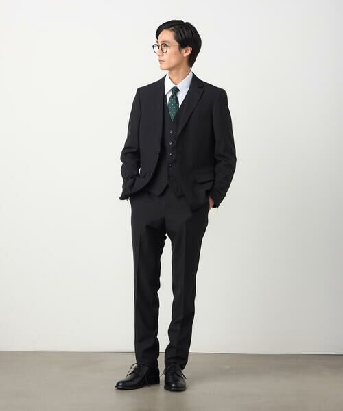 COMME CA ISM / コムサイズム セットアップ | 【セットアップ対応】ポリエステル ウール トロピカル ジャケット | 詳細1