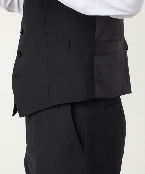 COMME CA ISM / コムサイズム セットアップ | 【セットアップ対応】ポリエステル ウール トロピカル ベスト | 詳細10