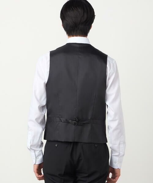 COMME CA ISM / コムサイズム セットアップ | 【セットアップ対応】ポリエステル ウール トロピカル ベスト | 詳細5