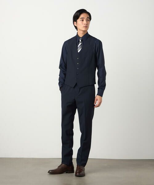 COMME CA ISM / コムサイズム セットアップ | 【セットアップ対応】ポリエステル ウール トロピカル ベスト | 詳細14