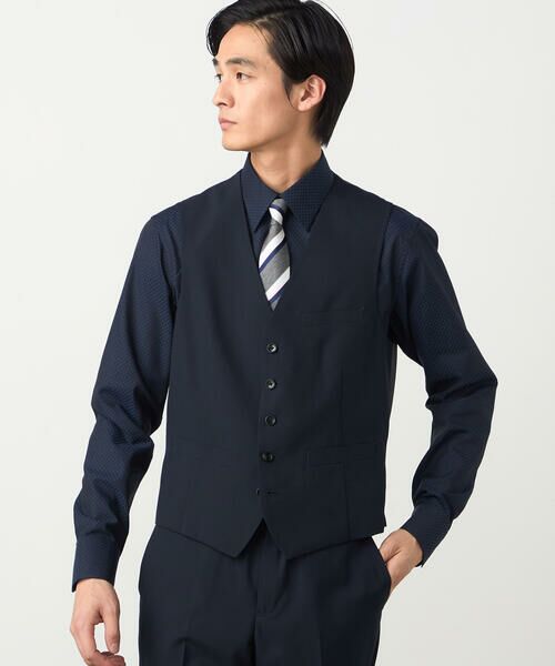 COMME CA ISM / コムサイズム セットアップ | 【セットアップ対応】ポリエステル ウール トロピカル ベスト | 詳細16