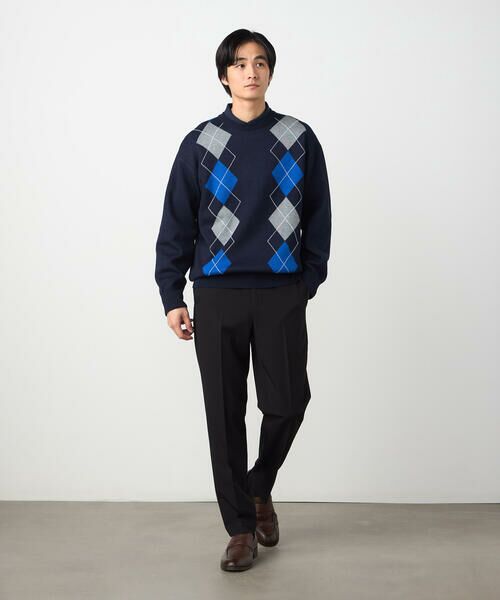 COMME CA ISM / コムサイズム スラックス・ドレスパンツ | 【セットアップ対応】ポリエステル レーヨン ストレッチツイル テーパードスラックス | 詳細7