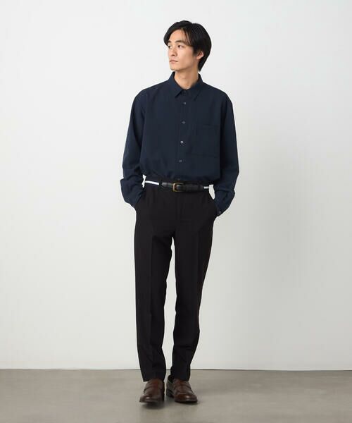 COMME CA ISM / コムサイズム スラックス・ドレスパンツ | 【セットアップ対応】ポリエステル レーヨン ストレッチツイル テーパードスラックス | 詳細9