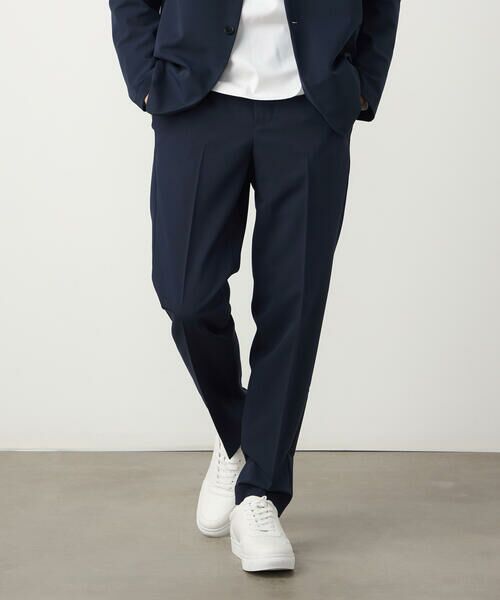 COMME CA ISM / コムサイズム スラックス・ドレスパンツ | 【セットアップ対応】ポリエステル レーヨン ストレッチツイル テーパードスラックス | 詳細14