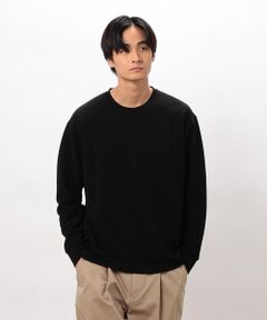 COMME CA ISM / コムサイズム Tシャツ | 膨れジャカード 長袖Tシャツ
