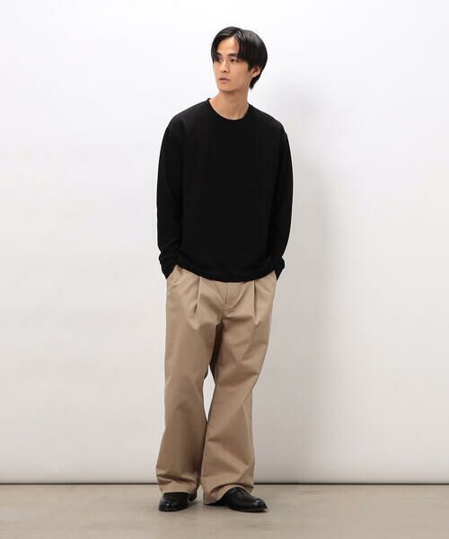 COMME CA ISM / コムサイズム Tシャツ | 膨れジャカード 長袖Tシャツ | 詳細11