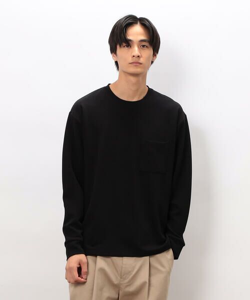 COMME CA ISM / コムサイズム Tシャツ | 膨れジャカード 長袖Tシャツ | 詳細15