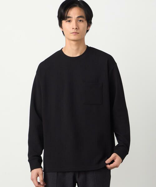 COMME CA ISM / コムサイズム Tシャツ | 膨れジャカード 長袖Tシャツ | 詳細17