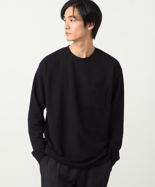 COMME CA ISM / コムサイズム Tシャツ | 膨れジャカード 長袖Tシャツ | 詳細18