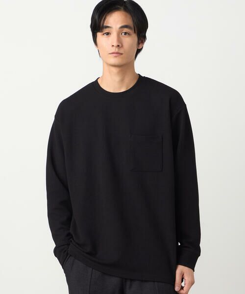 COMME CA ISM / コムサイズム Tシャツ | 膨れジャカード 長袖Tシャツ | 詳細19