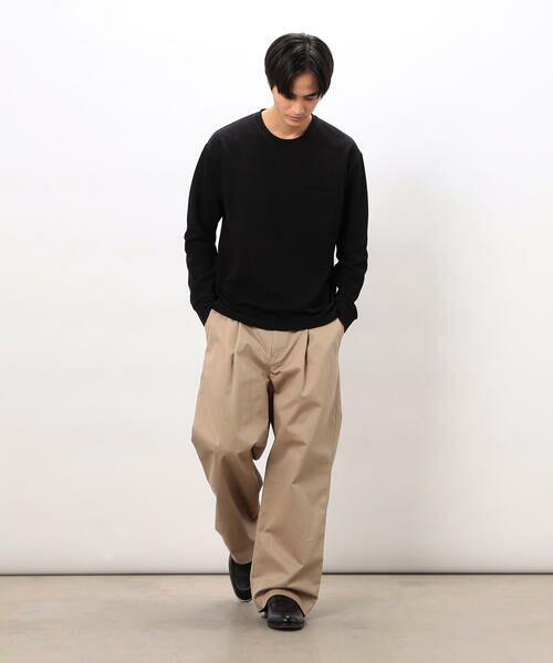 COMME CA ISM / コムサイズム Tシャツ | 膨れジャカード 長袖Tシャツ | 詳細6