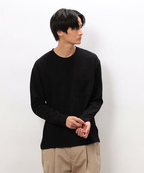 COMME CA ISM / コムサイズム Tシャツ | 膨れジャカード 長袖Tシャツ | 詳細9