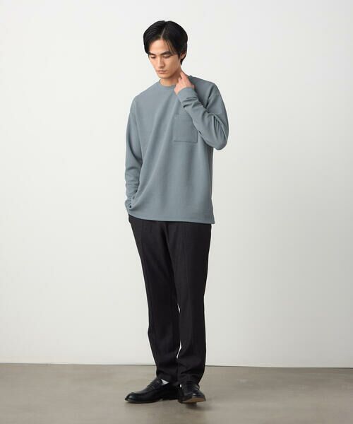 COMME CA ISM / コムサイズム Tシャツ | 膨れジャカード 長袖Tシャツ | 詳細21