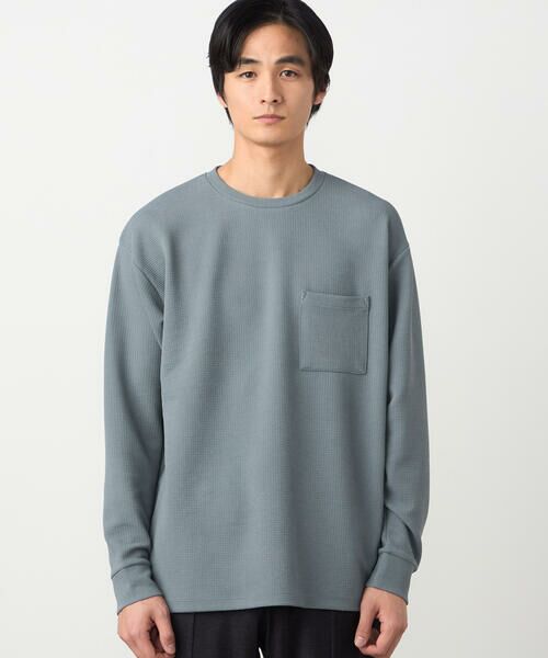 COMME CA ISM / コムサイズム Tシャツ | 膨れジャカード 長袖Tシャツ | 詳細24