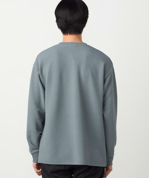 COMME CA ISM / コムサイズム Tシャツ | 膨れジャカード 長袖Tシャツ | 詳細26