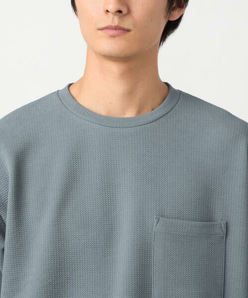 COMME CA ISM / コムサイズム Tシャツ | 膨れジャカード 長袖Tシャツ | 詳細27