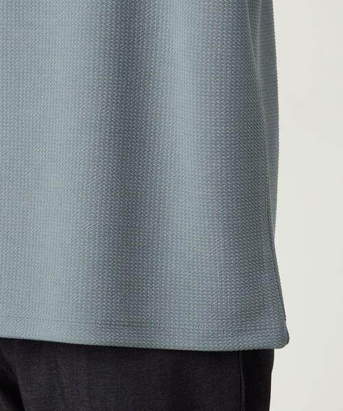 COMME CA ISM / コムサイズム Tシャツ | 膨れジャカード 長袖Tシャツ | 詳細30