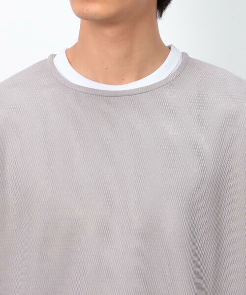 COMME CA ISM / コムサイズム カットソー | メッシュジャージ Ｔシャツセット | 詳細7