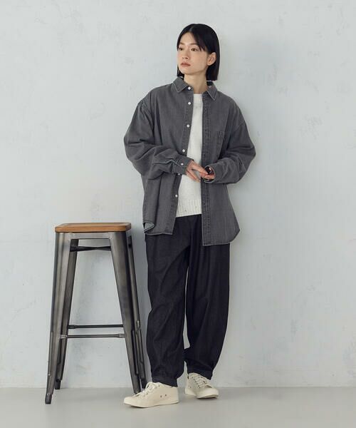 COMME CA ISM / コムサイズム シャツ・ブラウス | デニムビックシャツ | 詳細1