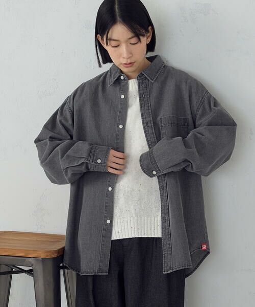 COMME CA ISM / コムサイズム シャツ・ブラウス | デニムビックシャツ | 詳細3