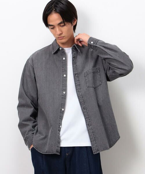 COMME CA ISM / コムサイズム シャツ・ブラウス | デニムビックシャツ | 詳細8