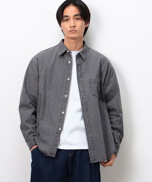 COMME CA ISM / コムサイズム シャツ・ブラウス | デニムビックシャツ | 詳細9