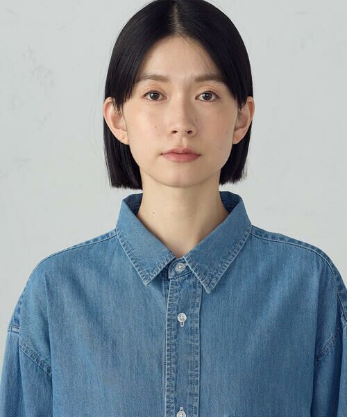 COMME CA ISM / コムサイズム シャツ・ブラウス | デニムビックシャツ | 詳細12