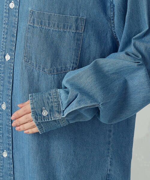COMME CA ISM / コムサイズム シャツ・ブラウス | デニムビックシャツ | 詳細13