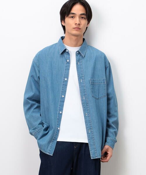 COMME CA ISM / コムサイズム シャツ・ブラウス | デニムビックシャツ | 詳細16