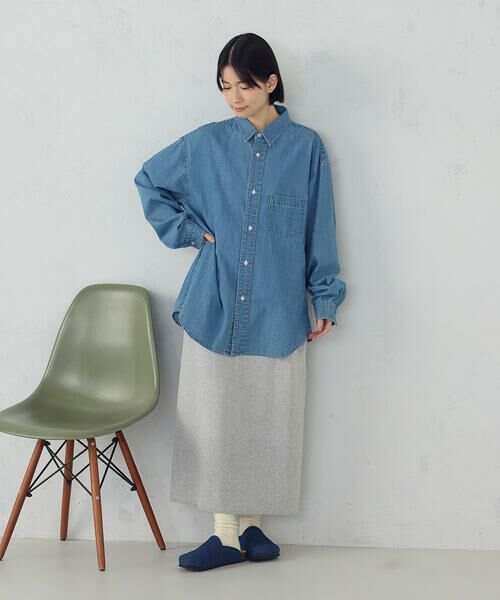 COMME CA ISM / コムサイズム シャツ・ブラウス | デニムビックシャツ | 詳細6