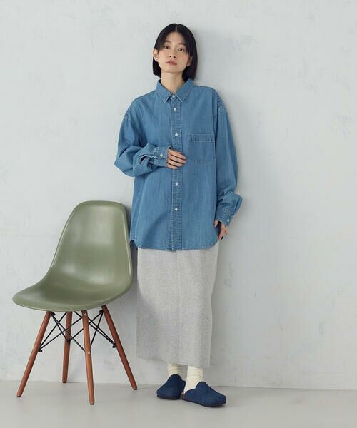 COMME CA ISM / コムサイズム シャツ・ブラウス | デニムビックシャツ | 詳細7