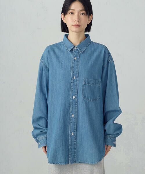 COMME CA ISM / コムサイズム シャツ・ブラウス | デニムビックシャツ | 詳細9
